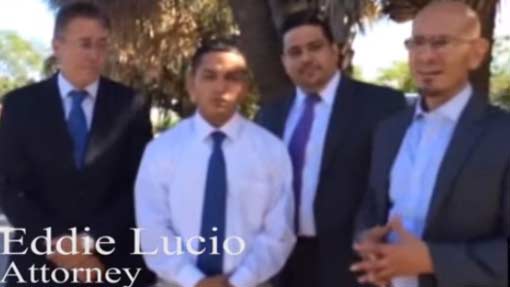 Eddie Luico at the Law Office Of Eddie Lucio and his team defends client and wins